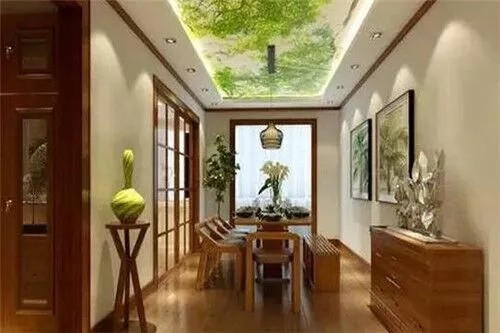 中式田园风格装修效果图